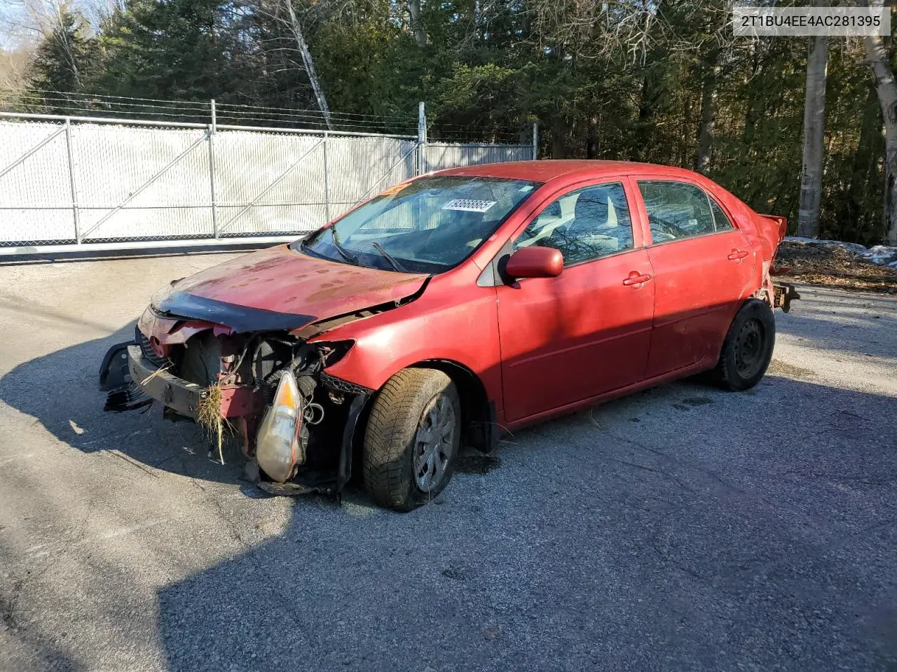 2T1BU4EE4AC281395 2010 Toyota Corolla Base