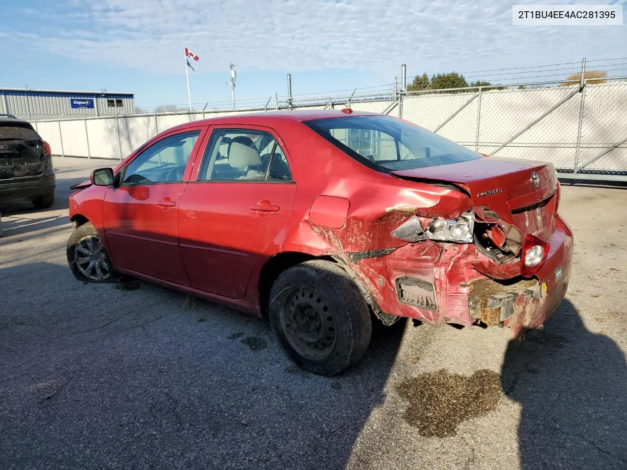 2T1BU4EE4AC281395 2010 Toyota Corolla Base