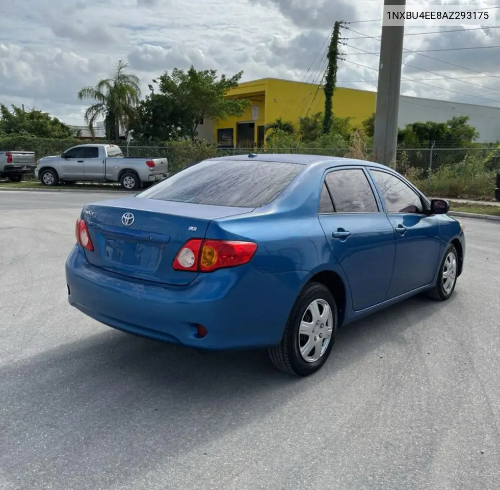 1NXBU4EE8AZ293175 2010 Toyota Corolla Base