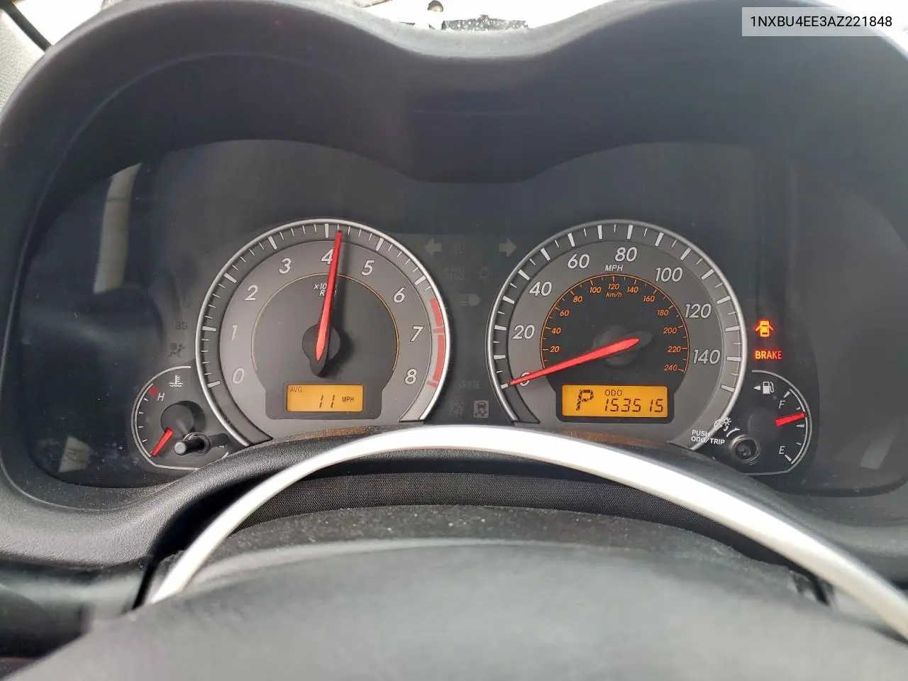 1NXBU4EE3AZ221848 2010 Toyota Corolla Base