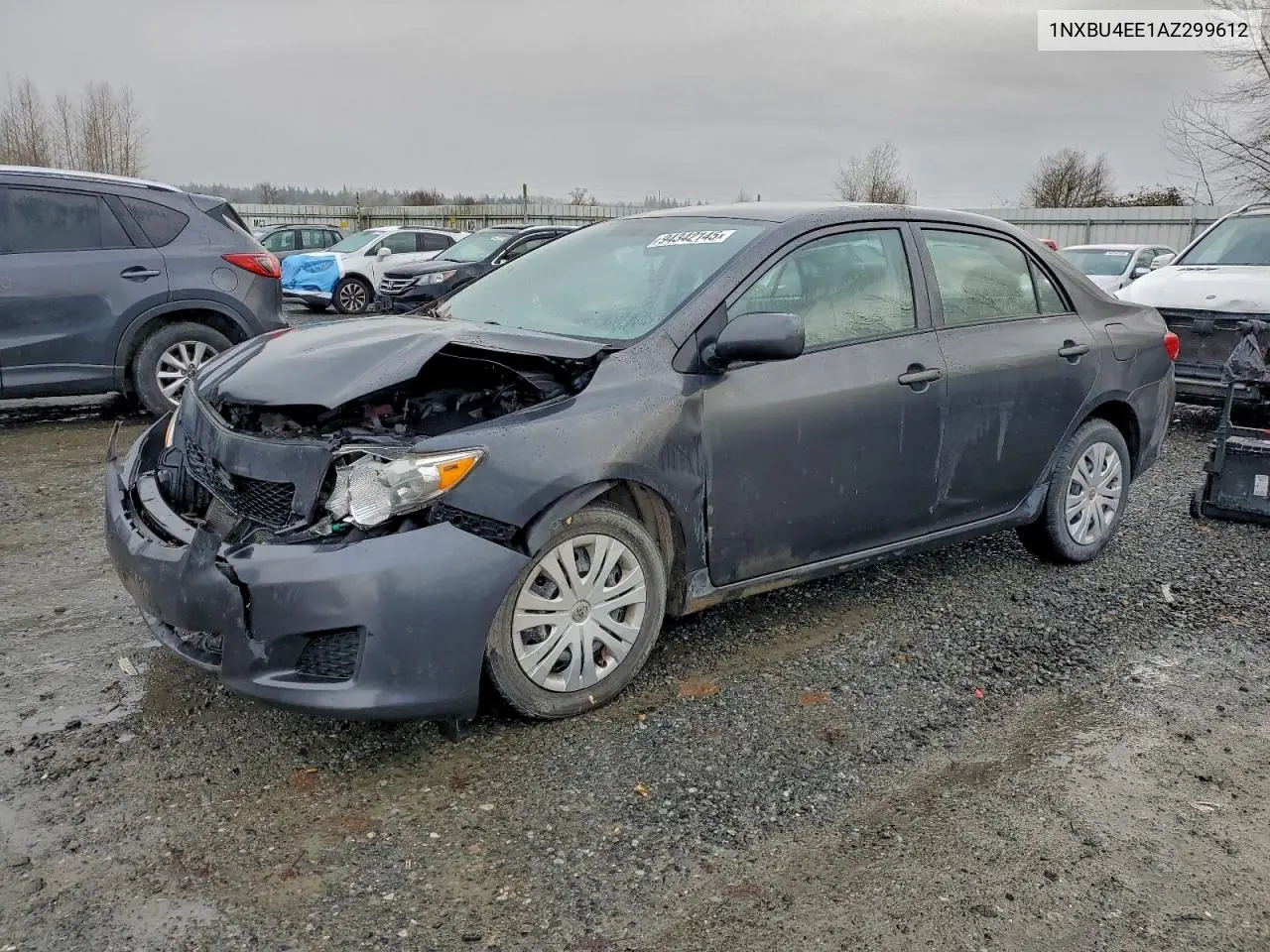 1NXBU4EE1AZ299612 2010 Toyota Corolla Base