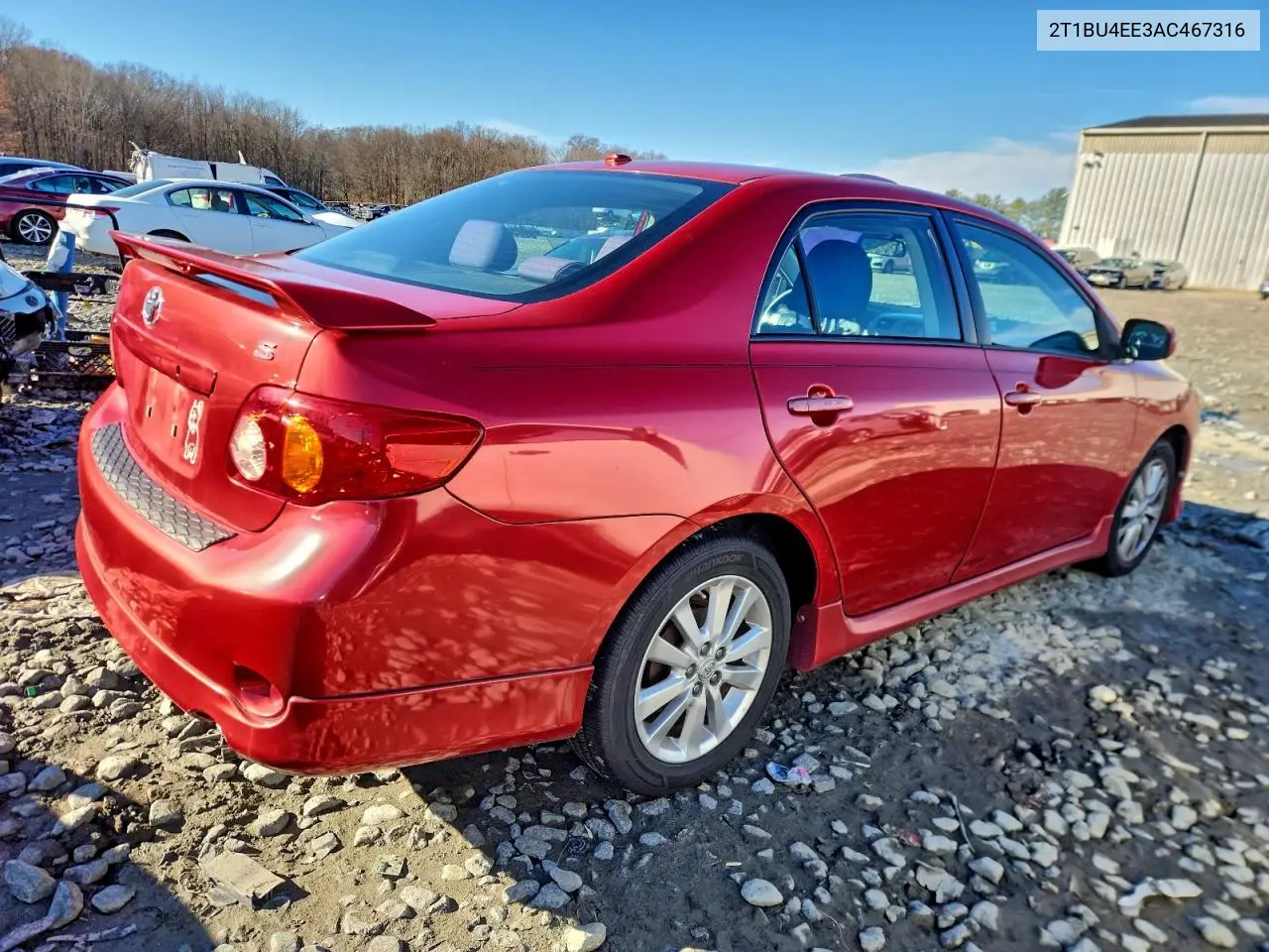 2T1BU4EE3AC467316 2010 Toyota Corolla Base
