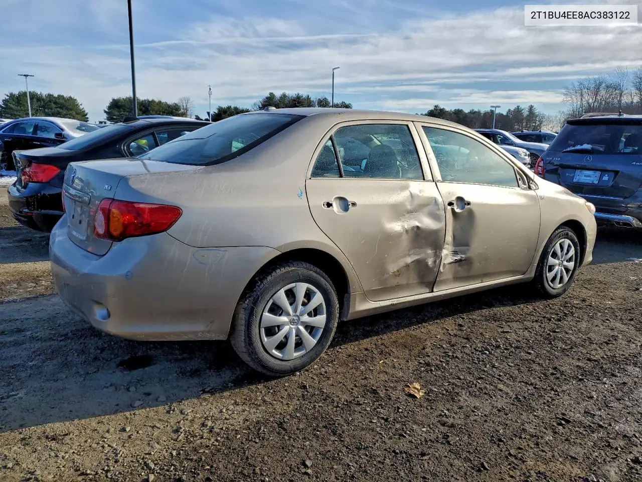 2T1BU4EE8AC383122 2010 Toyota Corolla Base