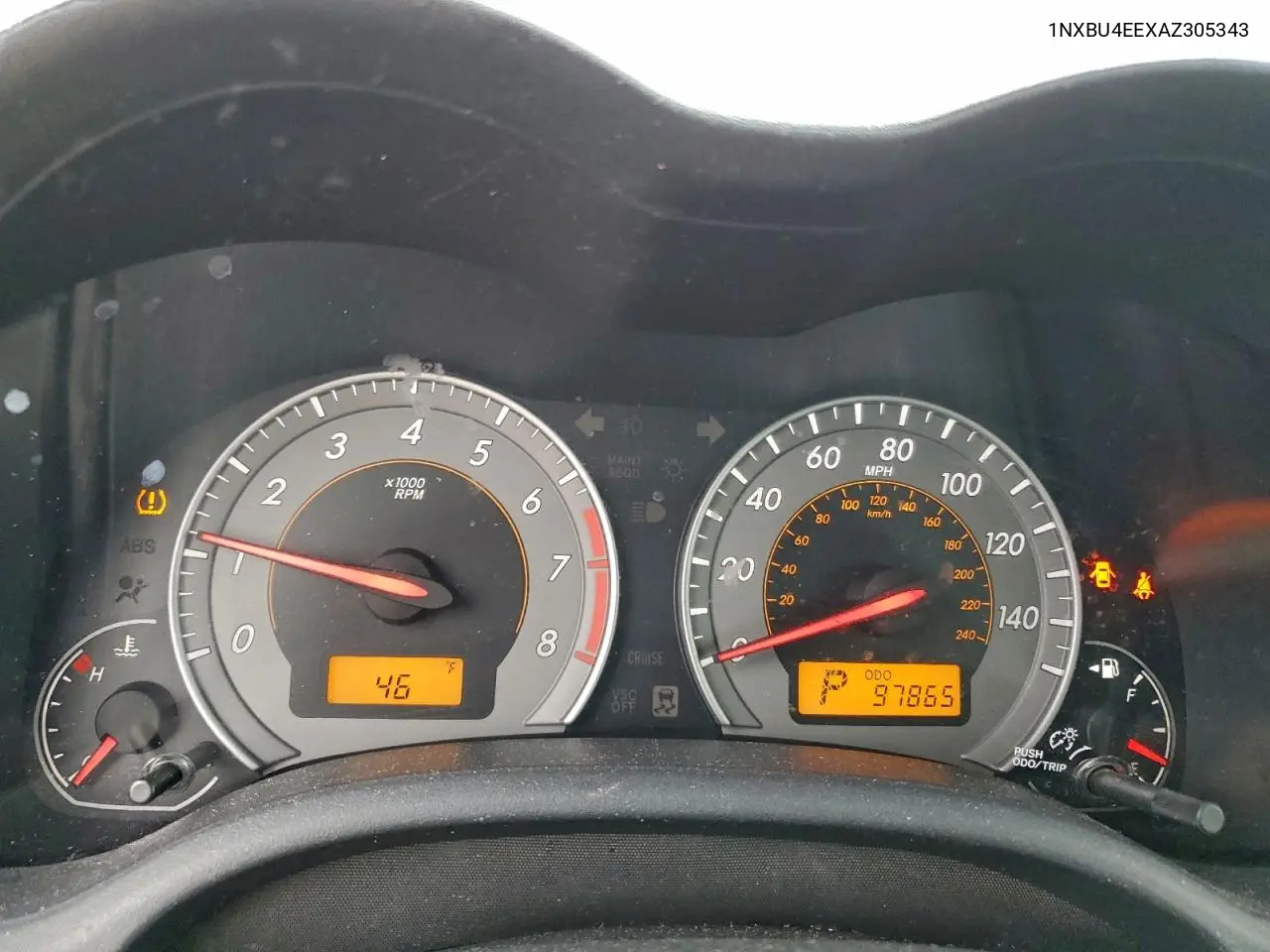 1NXBU4EEXAZ305343 2010 Toyota Corolla Base