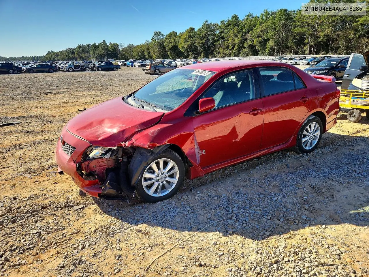 2T1BU4EE4AC418285 2010 Toyota Corolla Base