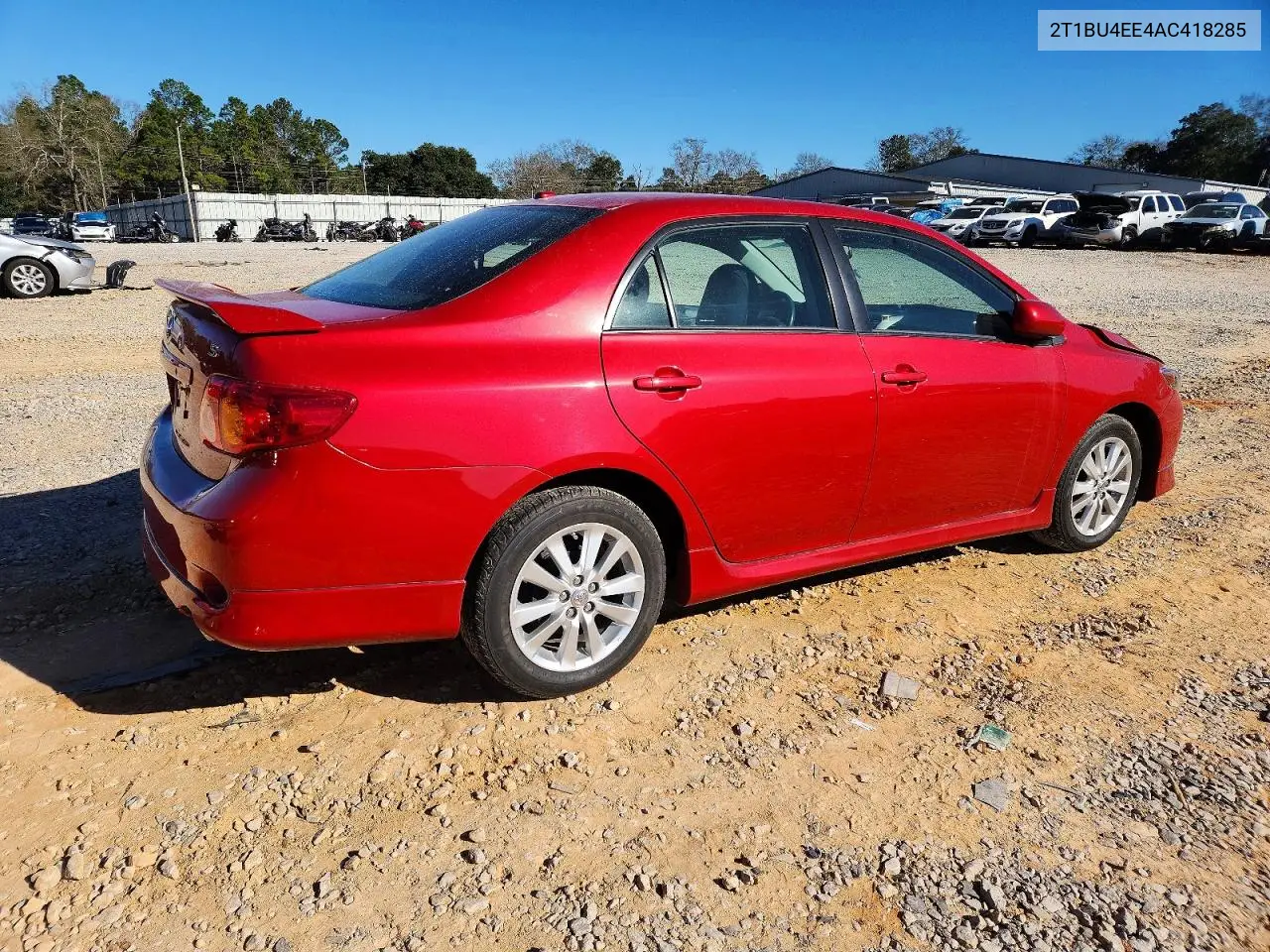 2T1BU4EE4AC418285 2010 Toyota Corolla Base
