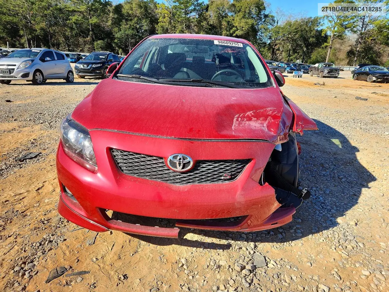 2T1BU4EE4AC418285 2010 Toyota Corolla Base