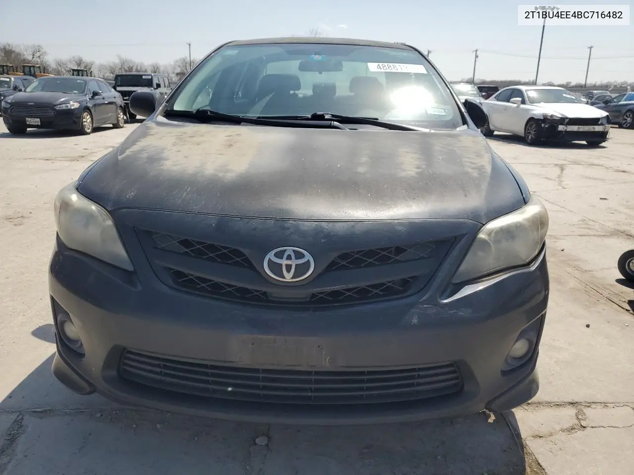 2011 Toyota Corolla Base VIN: 2T1BU4EE4BC716482 Lot: 48881375
