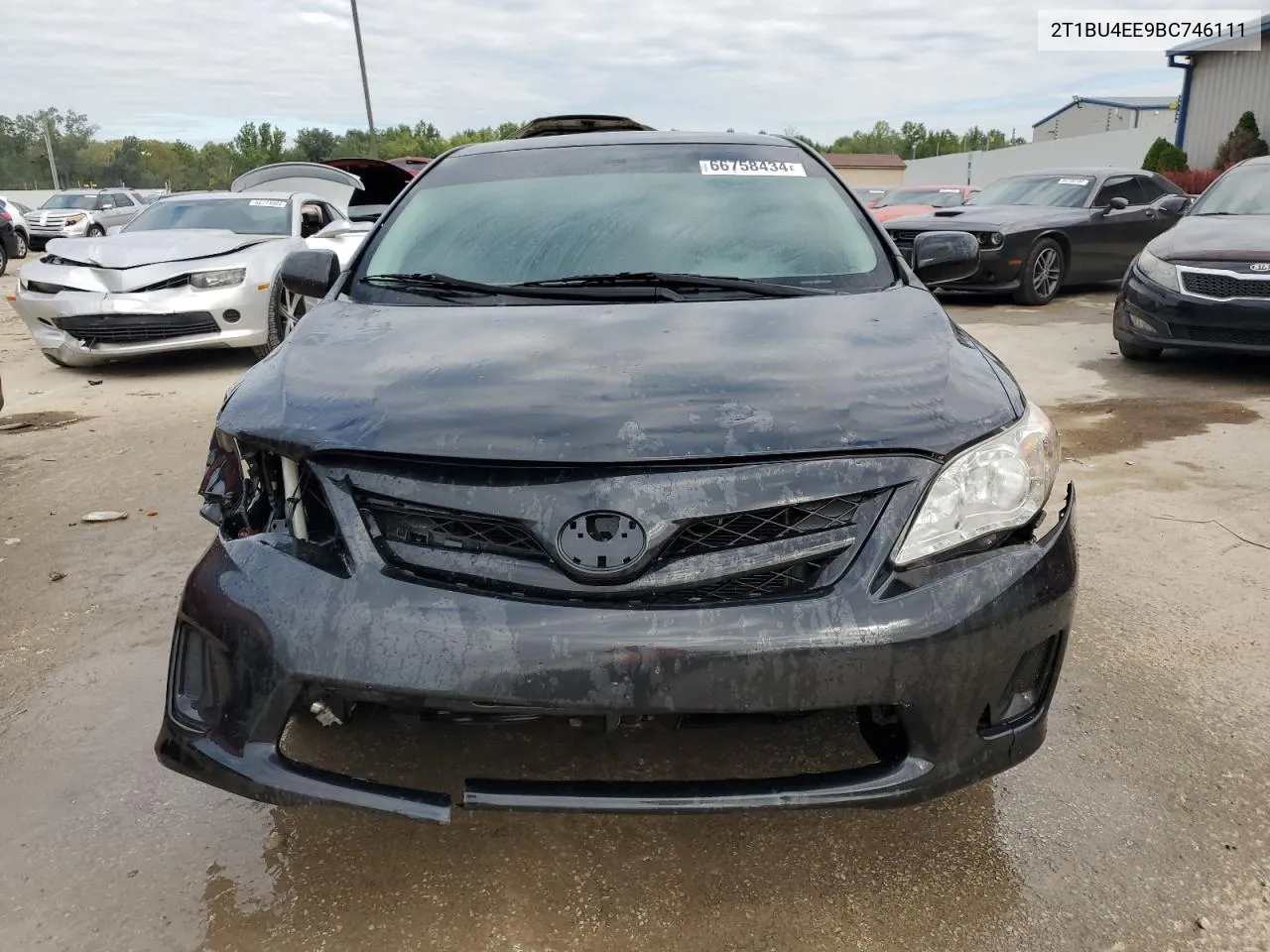 2011 Toyota Corolla Base VIN: 2T1BU4EE9BC746111 Lot: 66758434