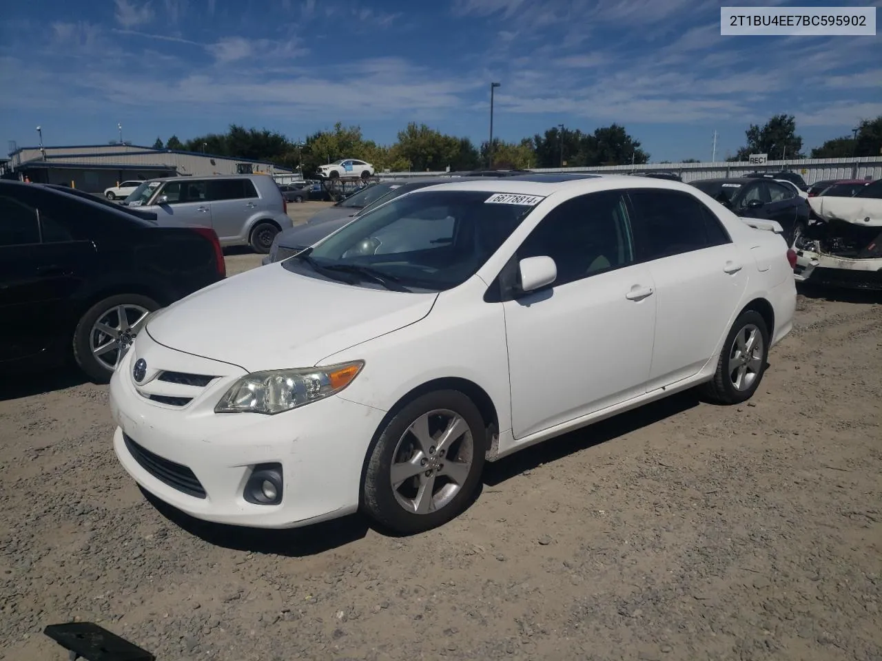 2011 Toyota Corolla Base VIN: 2T1BU4EE7BC595902 Lot: 66778814