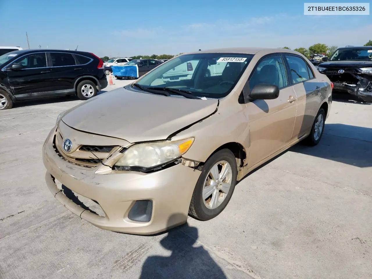 2T1BU4EE1BC635326 2011 Toyota Corolla Base