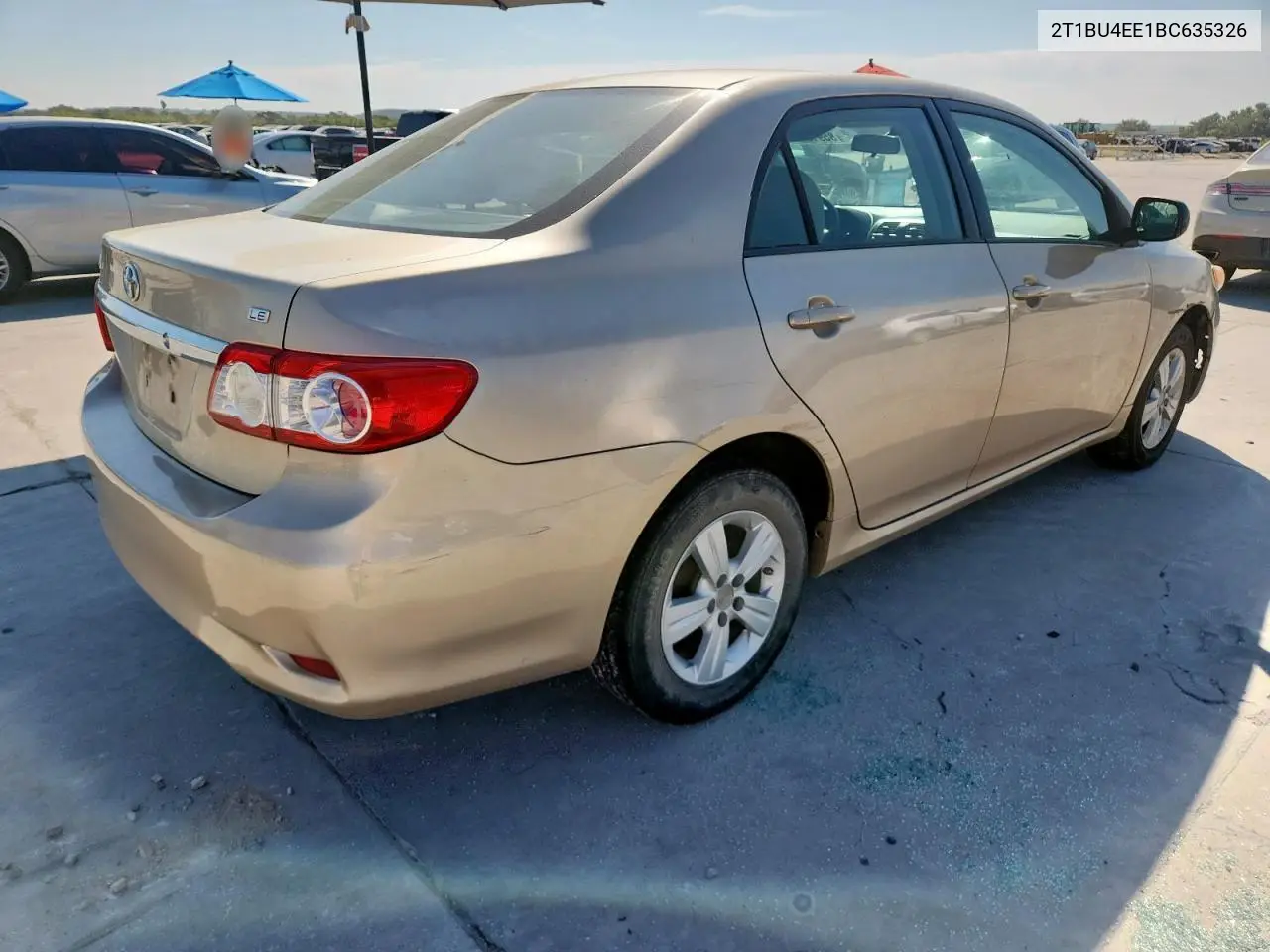 2T1BU4EE1BC635326 2011 Toyota Corolla Base