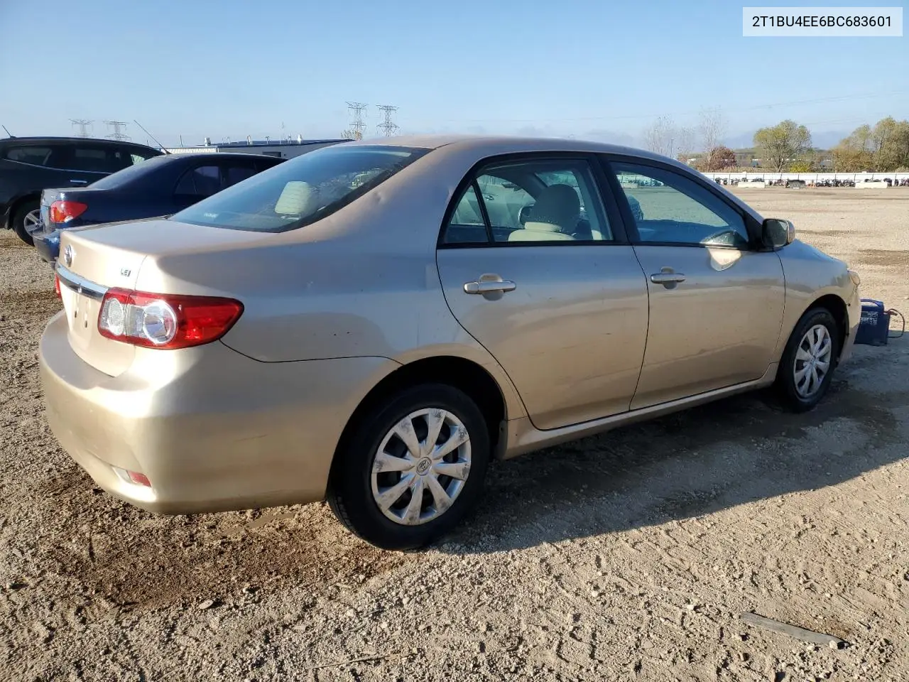 2T1BU4EE6BC683601 2011 Toyota Corolla Base