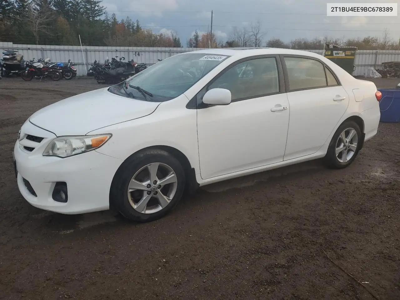 2T1BU4EE9BC678389 2011 Toyota Corolla Base