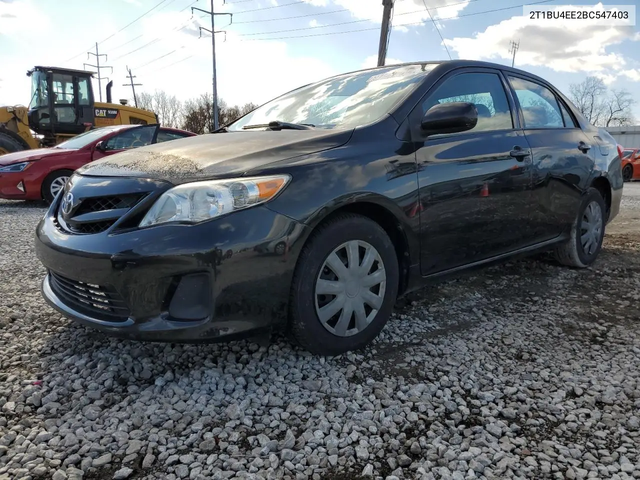 2T1BU4EE2BC547403 2011 Toyota Corolla Base