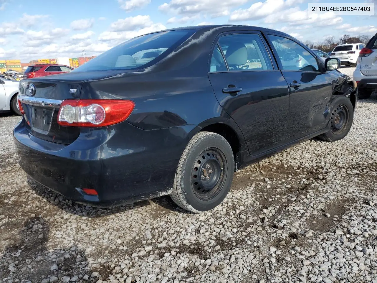 2T1BU4EE2BC547403 2011 Toyota Corolla Base