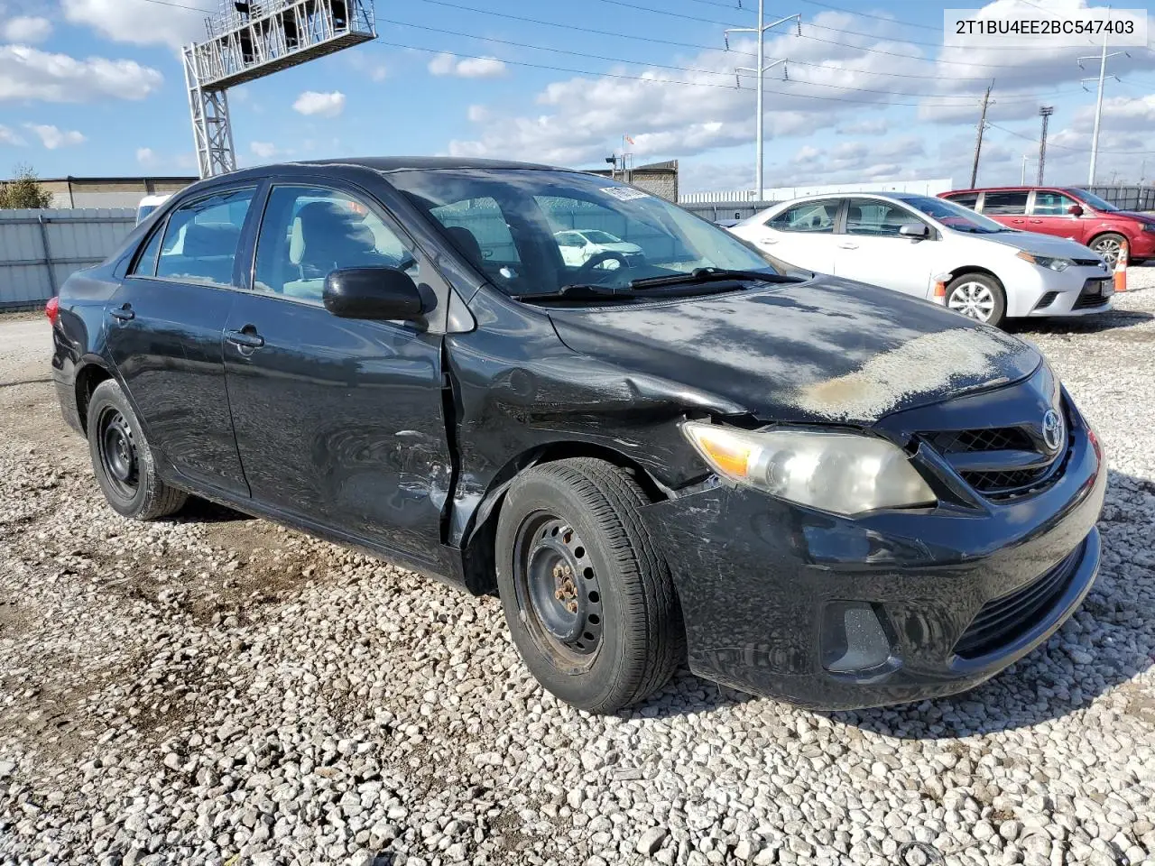 2T1BU4EE2BC547403 2011 Toyota Corolla Base