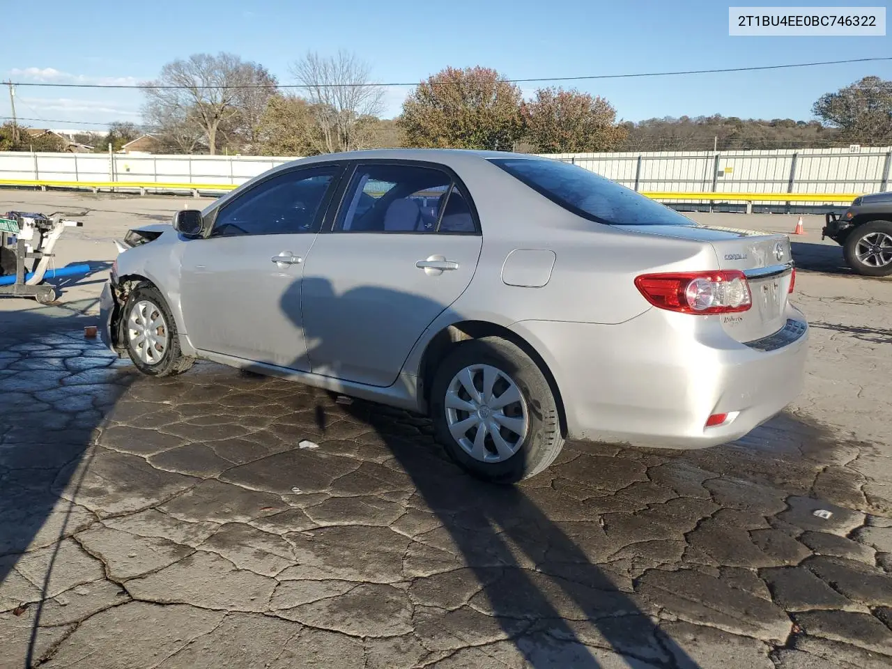 2T1BU4EE0BC746322 2011 Toyota Corolla Base