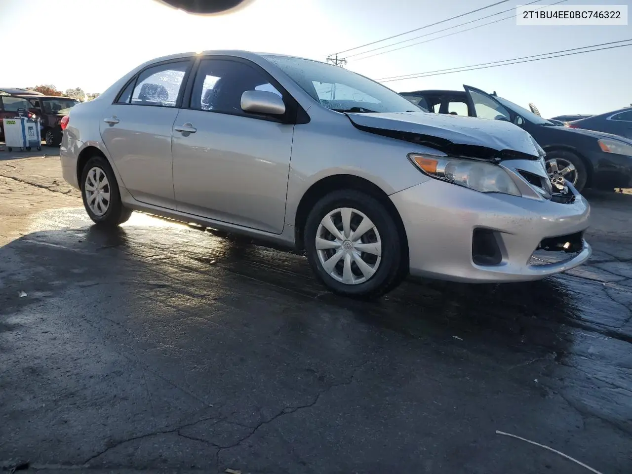 2T1BU4EE0BC746322 2011 Toyota Corolla Base