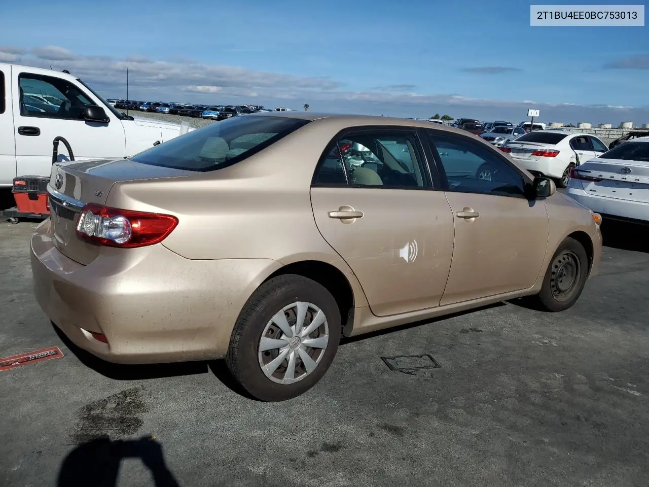 2T1BU4EE0BC753013 2011 Toyota Corolla Base
