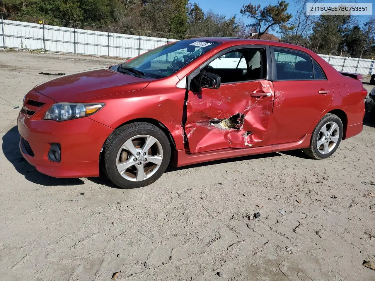 2T1BU4EE7BC753851 2011 Toyota Corolla Base