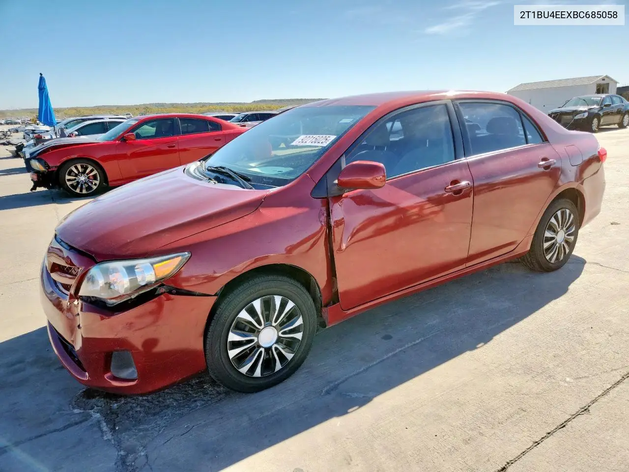 2T1BU4EEXBC685058 2011 Toyota Corolla Base