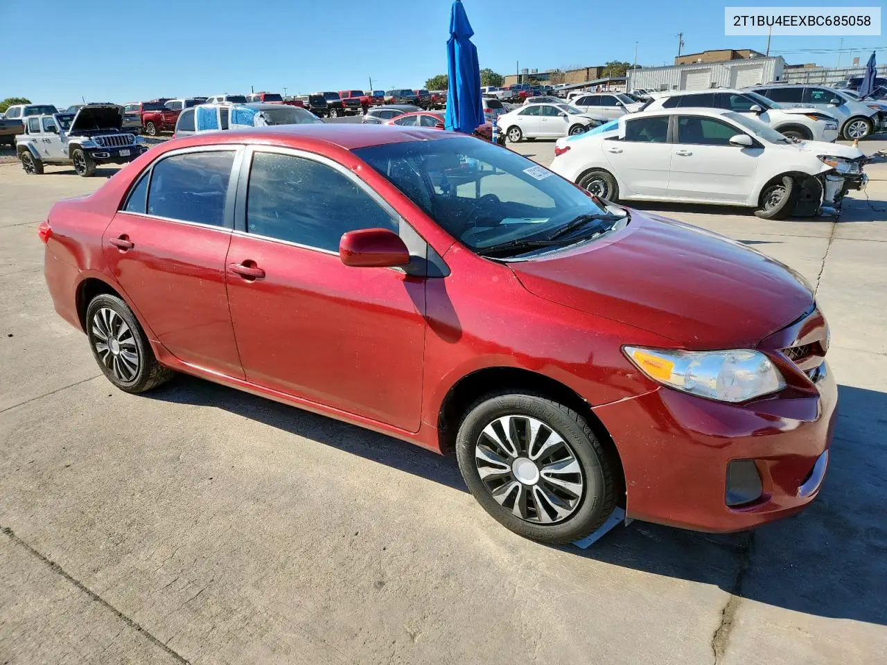 2T1BU4EEXBC685058 2011 Toyota Corolla Base
