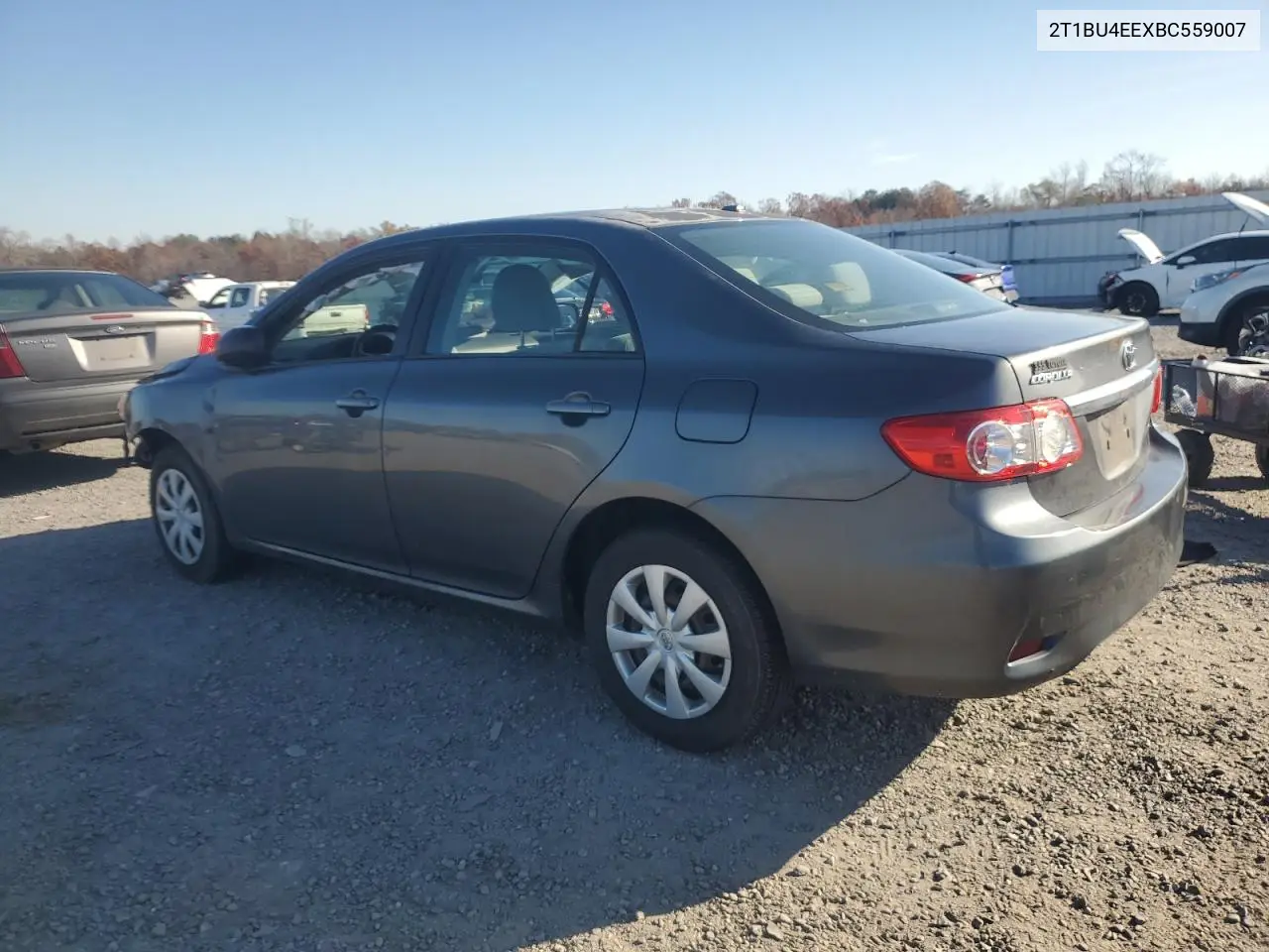 2T1BU4EEXBC559007 2011 Toyota Corolla Base
