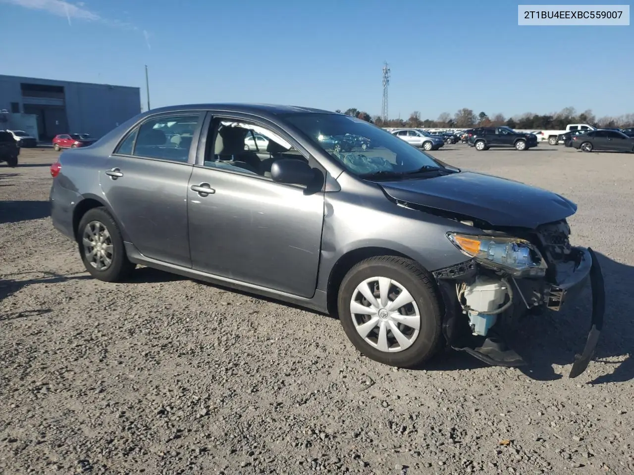 2T1BU4EEXBC559007 2011 Toyota Corolla Base