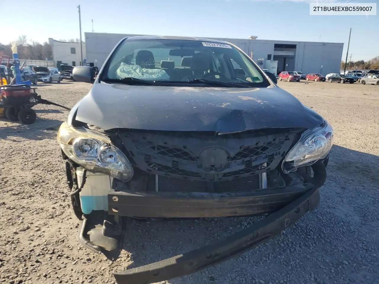 2T1BU4EEXBC559007 2011 Toyota Corolla Base