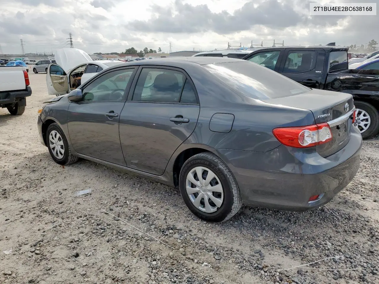 2T1BU4EE2BC638168 2011 Toyota Corolla Base