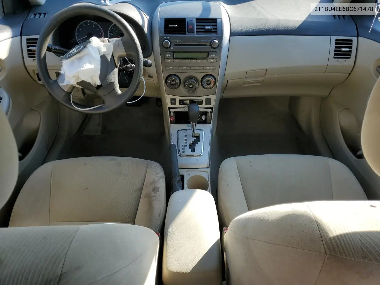 2T1BU4EE6BC671478 2011 Toyota Corolla Base