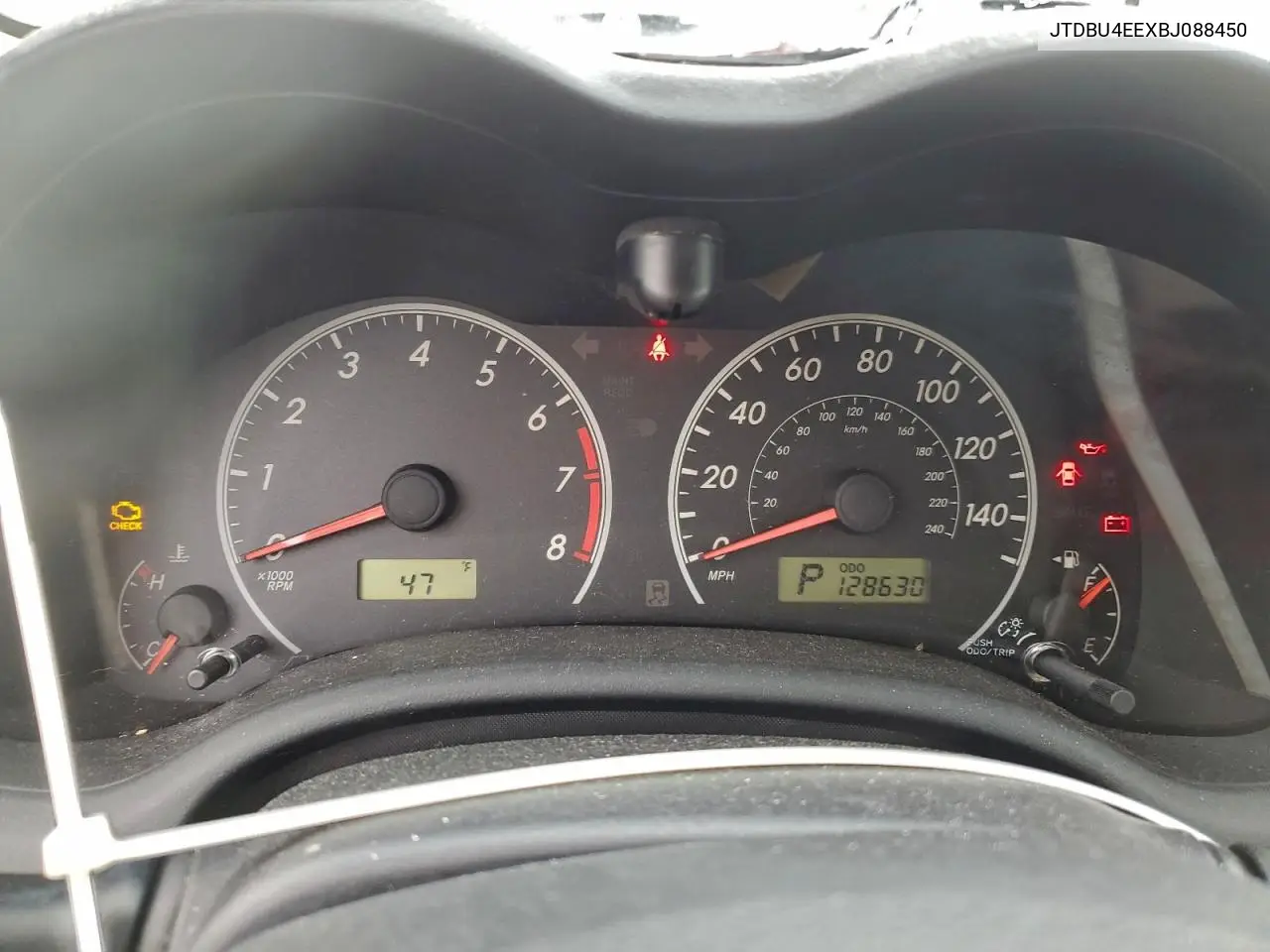 JTDBU4EEXBJ088450 2011 Toyota Corolla Base