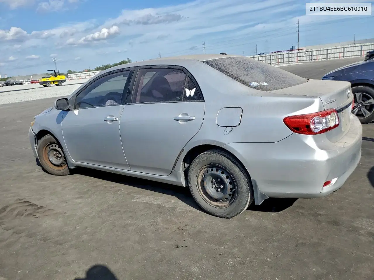 2T1BU4EE6BC610910 2011 Toyota Corolla Base