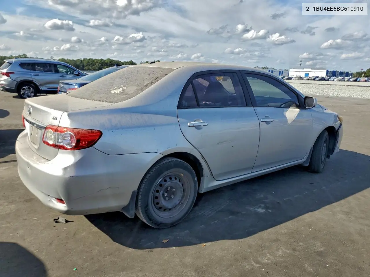 2T1BU4EE6BC610910 2011 Toyota Corolla Base
