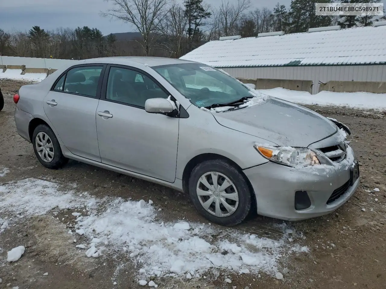 2T1BU4EE8BC598971 2011 Toyota Corolla Base