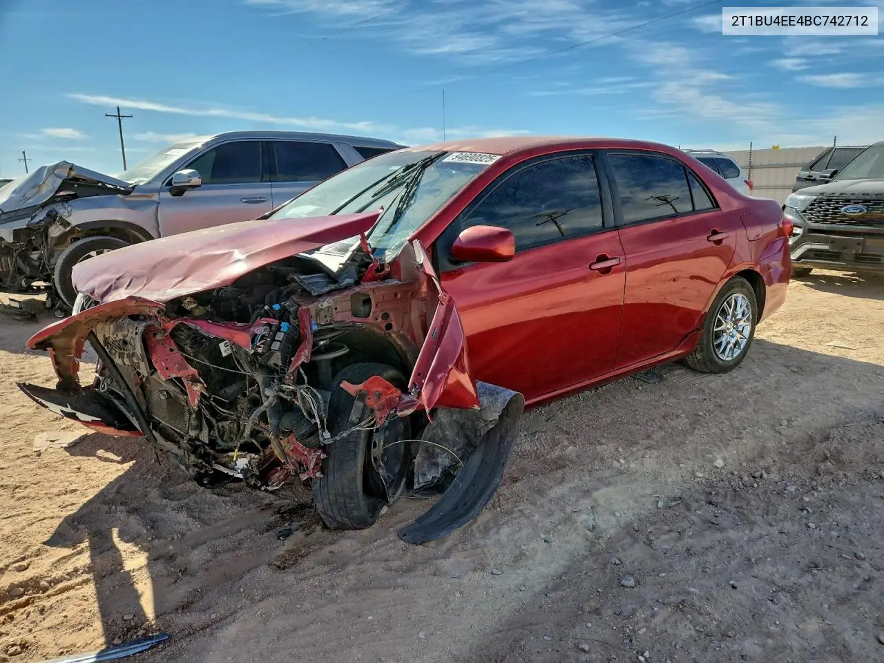 2T1BU4EE4BC742712 2011 Toyota Corolla Base