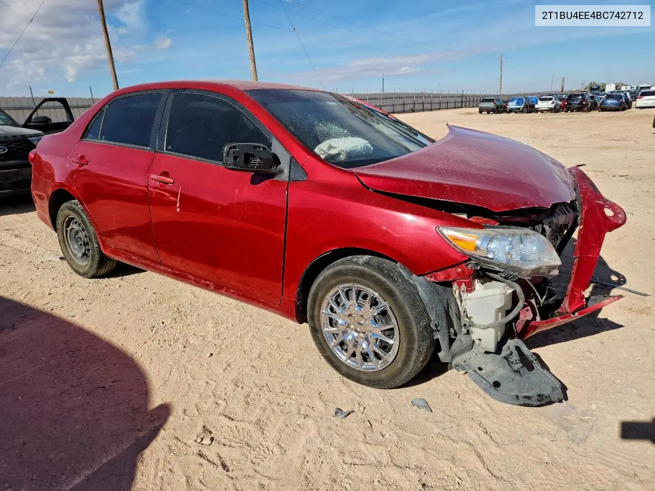2T1BU4EE4BC742712 2011 Toyota Corolla Base