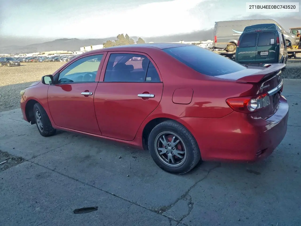 2T1BU4EE0BC743520 2011 Toyota Corolla Base