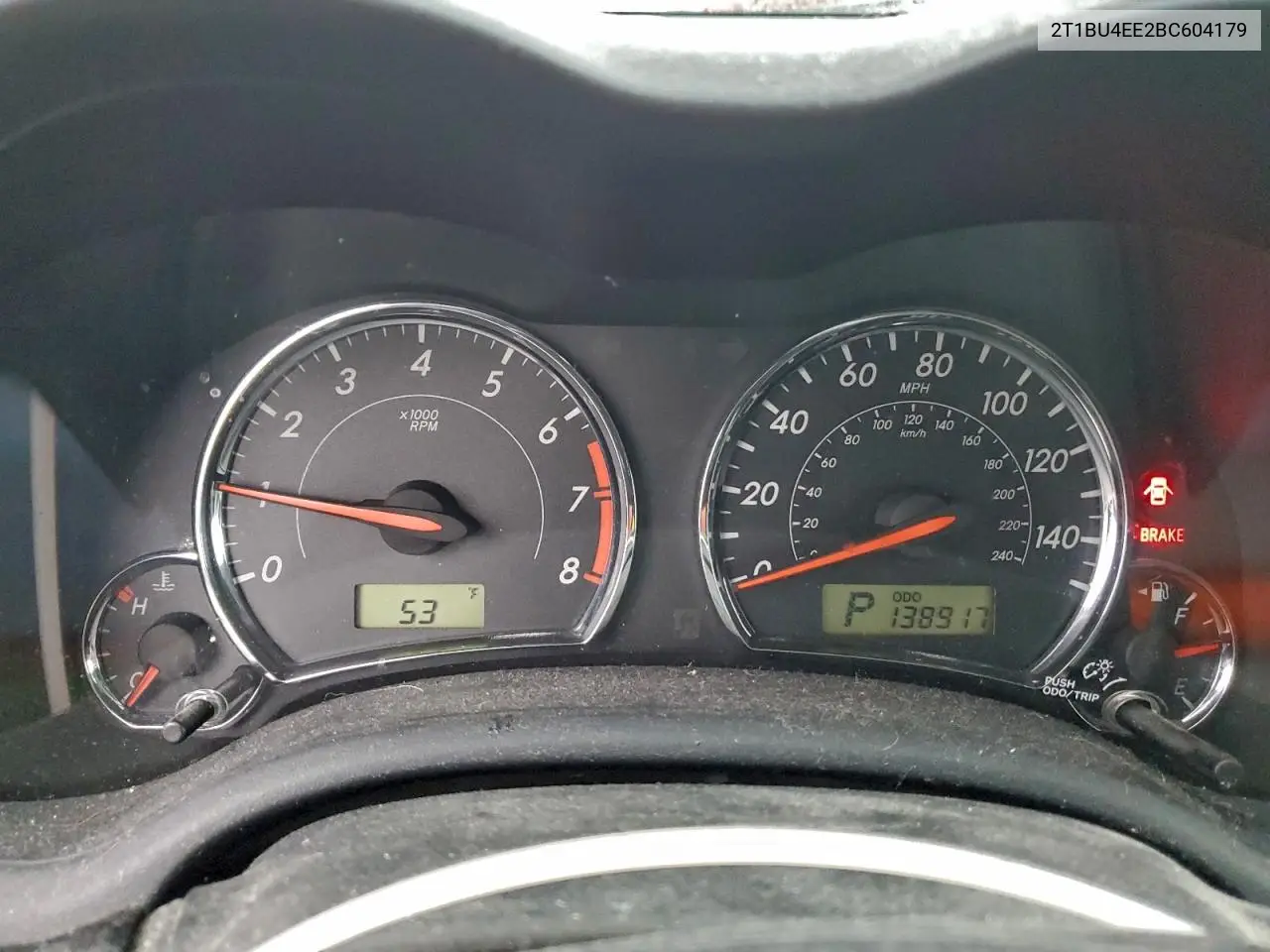 2T1BU4EE2BC604179 2011 Toyota Corolla Base