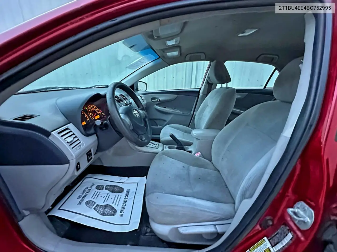 2T1BU4EE4BC752995 2011 Toyota Corolla Base