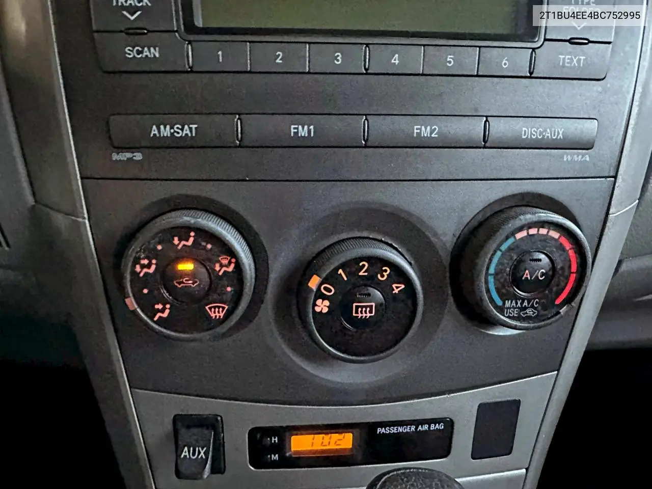 2T1BU4EE4BC752995 2011 Toyota Corolla Base