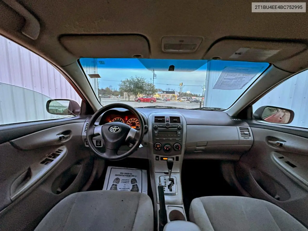 2T1BU4EE4BC752995 2011 Toyota Corolla Base