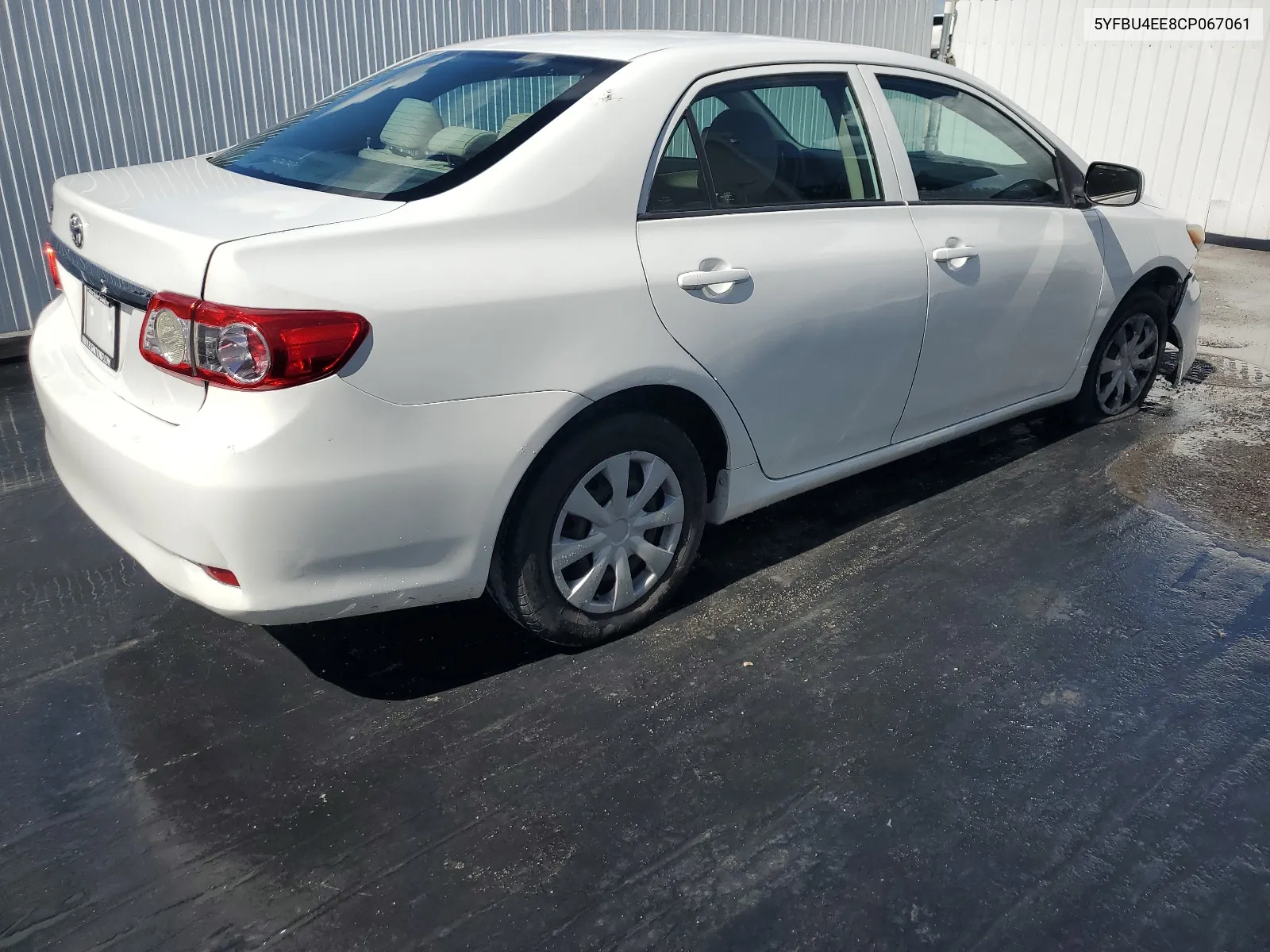 2012 Toyota Corolla Base VIN: 5YFBU4EE8CP067061 Lot: 60381874