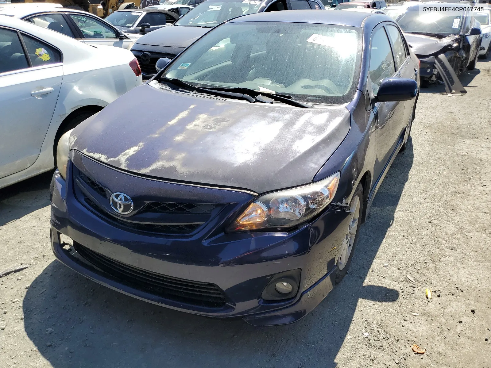 2012 Toyota Corolla Base VIN: 5YFBU4EE4CP047745 Lot: 61955814