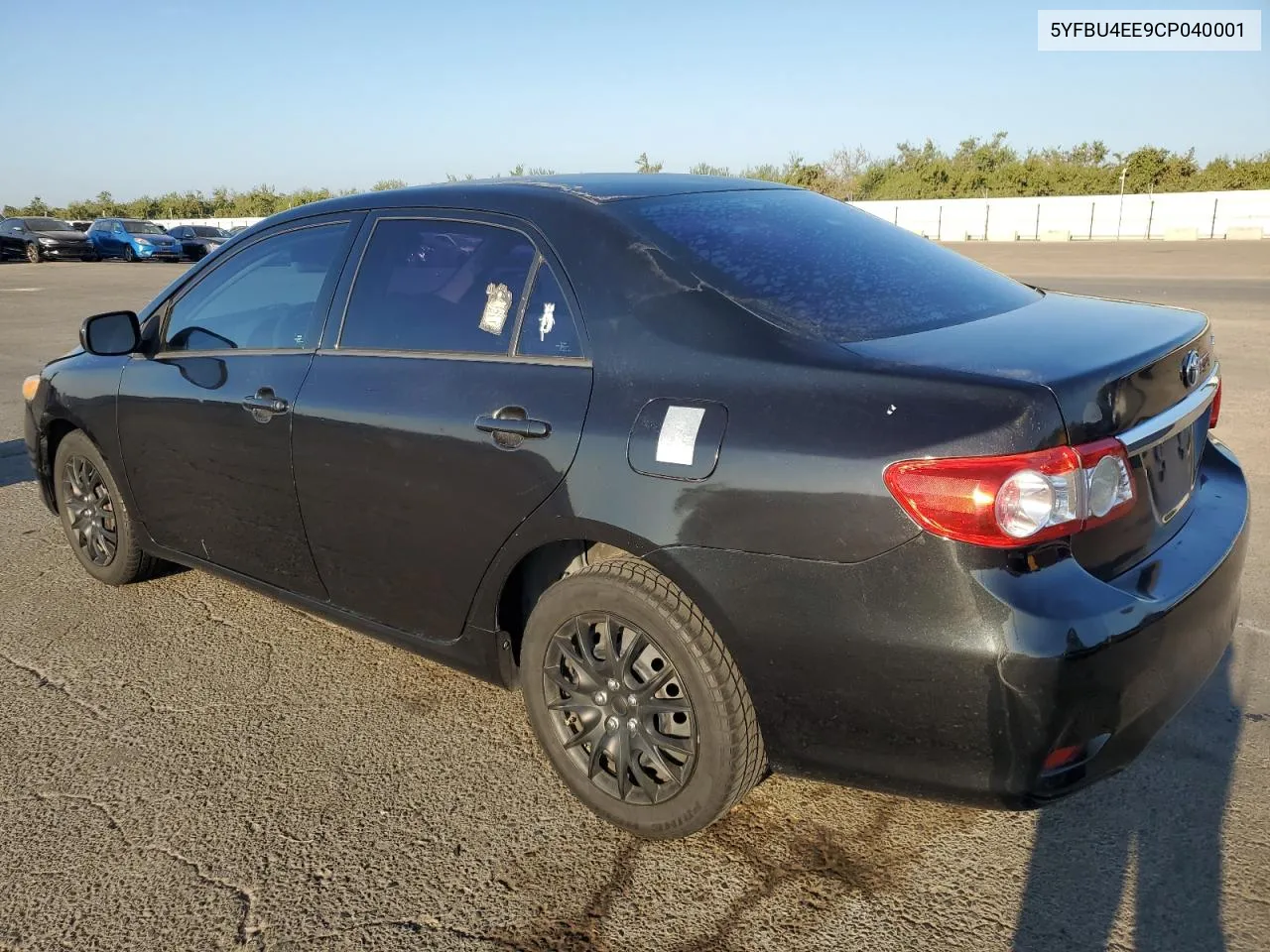 2012 Toyota Corolla Base VIN: 5YFBU4EE9CP040001 Lot: 66196724