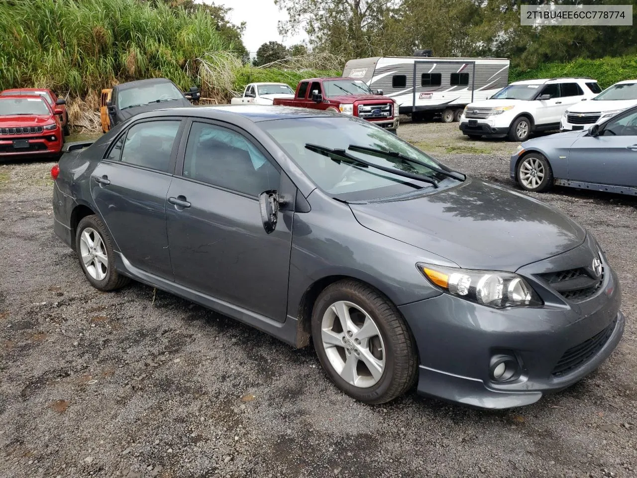 2012 Toyota Corolla Base VIN: 2T1BU4EE6CC778774 Lot: 68299814