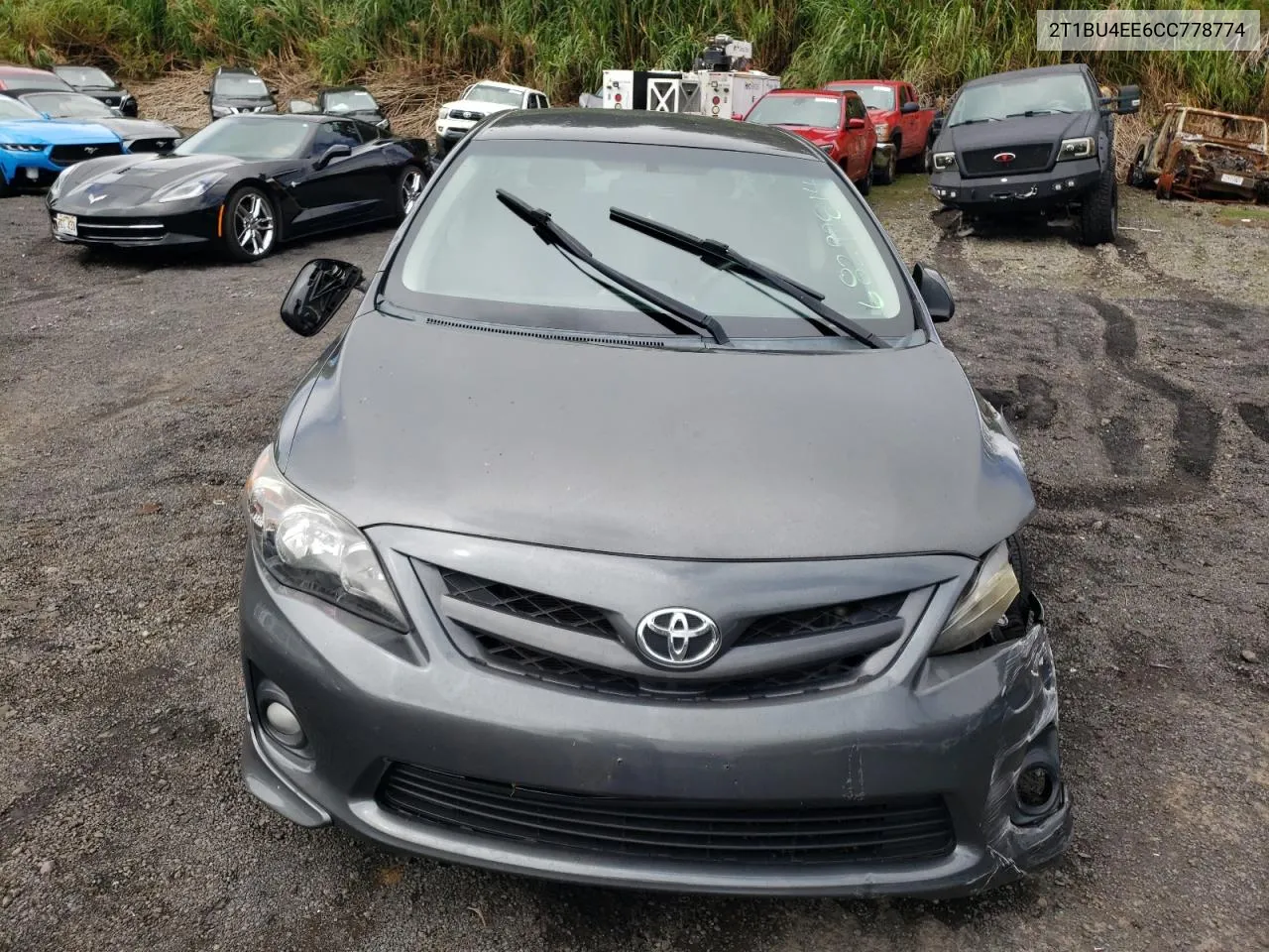 2012 Toyota Corolla Base VIN: 2T1BU4EE6CC778774 Lot: 68299814