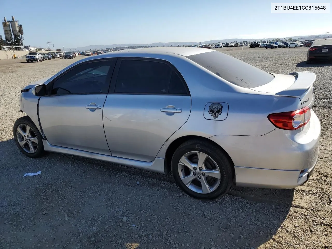 2012 Toyota Corolla Base VIN: 2T1BU4EE1CC815648 Lot: 71103544