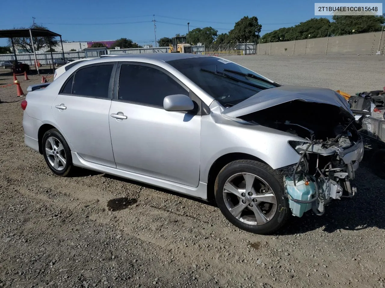 2T1BU4EE1CC815648 2012 Toyota Corolla Base